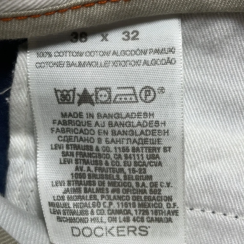 Dockers Men’s The Soft Khaki D3 Classic Blue Pants - Picture 5 of 6